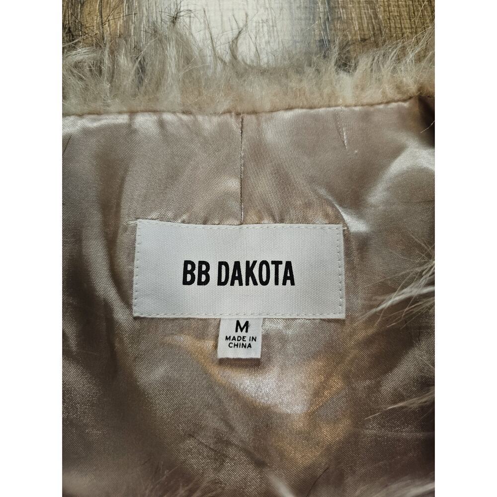 BB Dakota Bedrock City Faux Fur Vest Women's Size M - Picture 5 of 10